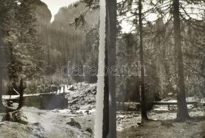 cca 1970 Fotók egy magas-tátrai utazásról, 9×12 cm