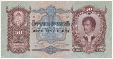 1932. 50P T:F szép papír Adamo P14