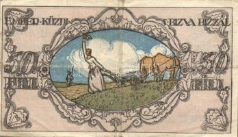 Sopron 1918. 10f, 50f T:III,III/IV