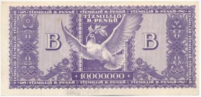 1946. 10.000.000BP "Csili Magyar Papírpénzek c. kiállítás 1975. - Dr. Bázlik László György gyűj...