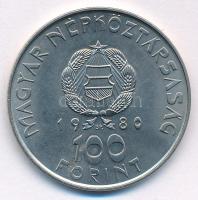 1980. 100Ft Ni "Szovjet-magyar közös űrrepülés" T:AU Adamo EM61