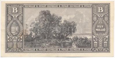 1946. 1.000.000BP "Csili Magyar Papírpénzek c. kiállítás 1975. - Dr. Bázlik László György gyűjt...