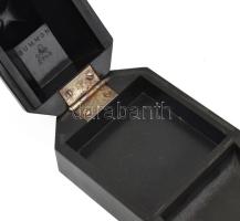 Art deco elefántos cigarettakínáló, bakelit, jelzés nélkül, 20x9x10 cm