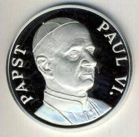 Vatikán 1978. "VI. Pál pápa" Ag 28,4g emlékérem T:PP