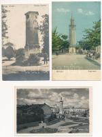 Giurgiu, Gyurgyevó, Gyurgyó; - 3 pre-1945 postcards