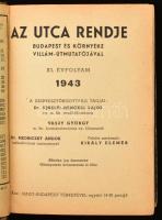 2 db könyv - Az utca rendje + Budapest és környéke, utcái, középületei és egyéb adatainak jegyzéke. ...