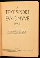 Szigetvári László (szerk.): A tekesport évkönyve 1943. Bp., Magyar tekéző Szövetség. Félvászon kötés...