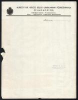 cca 1940 Főherceglak (Kneževo), Albrecht Kir. Herceg Bellyei Uradalmának Jószágigazgatósága 3 db kit...