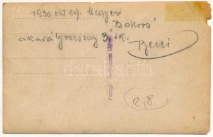 1930 Budapest IV. Káposztásmegyer, "Bokros" akadályverseny, 3. Berci, lóverseny. Faragó (Ú...