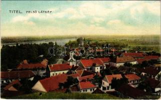 1911 Titel, felső látkép. Szuboticski Szimó kiadása / general view (EK)