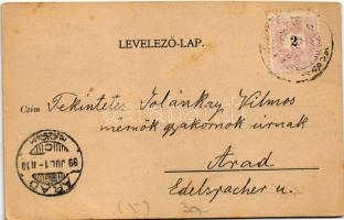 1899 (Vorläufer) Titel, hajóhíd, községháza, római katolikus templom. Nonnenmacher Endre kiadása / p...