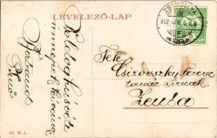 1912 Zsombolya, Hatzfeld, Jimbolia; Gróf Csekonics Csitó kastélya. W.L. 431. / castle (EK)