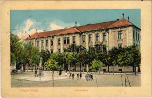 1914 Nagykikinda, Kikinda; Gimnázium. Wolf Józsefné utóda kiadása / grammar school + "K.u.K. Reservespital Nagykikinda" (EK)