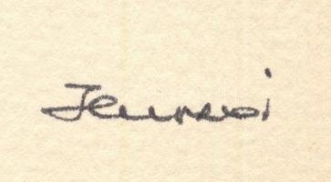 Huszár Gyula (?-): Ülő akt, tus, papír, jelzett, 32×24 cm