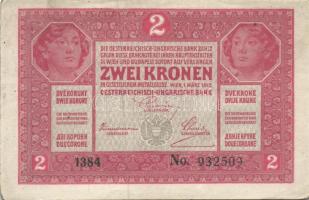 1917. 2K (3x) egymásutáni, ill. közel eső sorszámokkal T:II+ sarokhiba, egyébként I