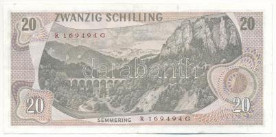 Ausztria 1967. 20Sch T:F szép papír
Austria 1967. 20 Schilling C:F fine paper
Krause P#142