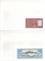 Vegyes 7db-os bankjegyes boríték tétel, mind különféle, közte: India, Bhután, Kuba, Argentína, Venez...