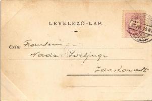 1898 (Vorläufer) Nagybecskerek, Zrenjanin, Veliki Beckerek; Fő utca, Német parasztok. Grcsits és Kir...