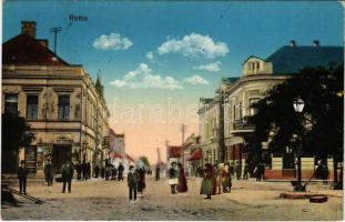 1917 Árpatarló, Ruma; utca, Rosenzweig üzlete. R. Weninger kiadása / street view, shops (EK)