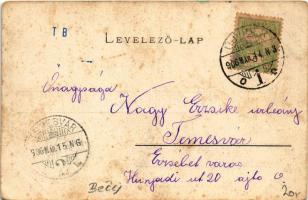 1906 Óbecse, Stari Becej; Gerber Nándor sörgyára. Lévai Lajos kiadása / brewery, beer factory (r)