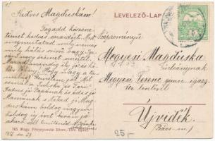 1912 Topolya, Bácstopolya, Bács-Topolya, Backa Topola; Iskolanénék intézete, Főépület / boarding sch...