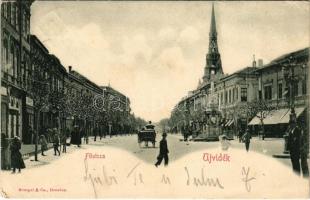 1901 Újvidék, Novi Sad; Fő utca, gyógyszertár / main street, pharmacy (EB)