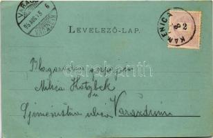 1899 (Vorläufer) Pétervárad, Peterwardein, Petrovaradin (Újvidék, Novi Sad); Festung, Kamenitz mit d...