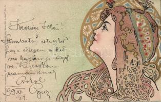 1899 Art-nouveau litho