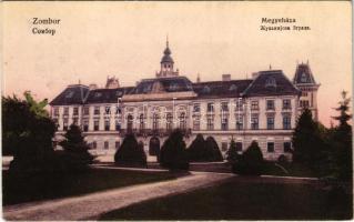 1914 Zombor, Sombor; Megyeháza. Karakásevits Mil. kiadása / county hall (fl)