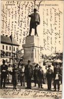 1909 Zombor, Sombor; Schweidel József szobor. Kaufmann B. kiadása / statue, monument (EK)