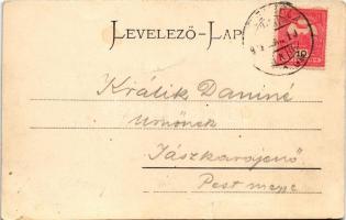 Zenta, Senta; Rakpart. Fekete Sándor kiadása / quay, riverside (szakadás / tear)