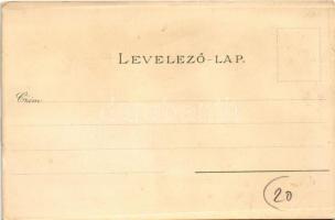 Szabadka, Subotica; Palicsi kápolna, fürdő és kávéház, látkép, Terézia templom. Piesch M. fényképész...