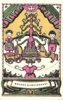 Christmas s: Kozma, Kner Izidor postcard