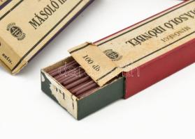 cca 1930-1940 Schuler minőségi másoló irónbél, többféle, össz. 8 doboz, közel teljes tartalommal