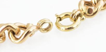 Arany (Au) 14K pancer karkötő, jelzett, h: 19,5 cm, nettó: 12,5 g