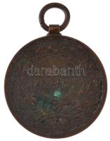 1914. "Ferenc József Bronz Vitézségi Érem" bronz kitüntetés mellszalag nélkül. Szign.: Tau...