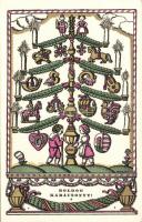 Christmas s: Kozma, Kner Izidor postcard