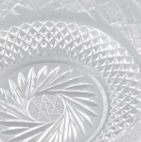 4 darabos kristály bólés szett, gazdag csiszolással, díszített, jelzés nélkül, hibátlan, d: 11, 19,5...