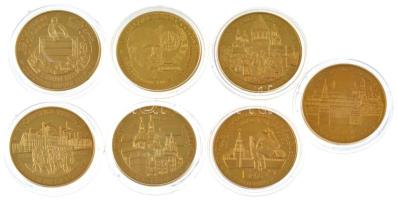 Oroszország DN (1991) "Független Államok Közössége" aranyozott Cu-Ni emlékérem (7xklf) ére...