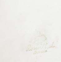 Rosenthal 23 darabos kék virágos készlet. 6 nagytányér, 5 mélytányér, 6 süteményes, 5 szendvicses + ...