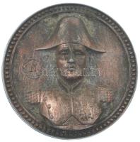Franciaország DN Bonaparte Napóleon / Szuvenír Párizsból fém emlékérem (53mm) T:XF,VF France ND Napoleon Bonaparte / Souvenir de Paris metal medallion (53mm) C:XF,VF