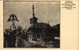 Poklostelke, Lónapoklostelke, Paglisa (Kolozs, Cluj); görög katolikus fa templom (1926-ban lerombolták) / Greek Catholic wooden church (destroyed in 1926) s: Gidófalvyné Pataky Etelka (EK)