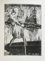 Markó Lajos (1882-?): Dante: Divina Commedia /Inferno/. Markó Lajos 25 eredeti rézkarca. Az előszót ...