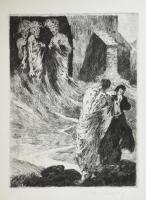 Markó Lajos (1882-?): Dante: Divina Commedia /Inferno/. Markó Lajos 25 eredeti rézkarca. Az előszót ...