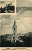 Szépkenyerűszentmárton, Sanmartin (Kolozs, Cluj); Új és régi református templom / Biserica reformata noua se veche / new and old Calvinist church (EK)