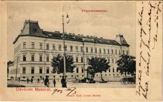 1903 Makó, Főgimnázium. Kiadja Gaál László (fl)