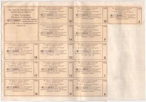 Sükösd 1940. "Sükösdi Paprikamalom Szövetkezet" névre szóló üzletrésze 10P értékben, szelv...