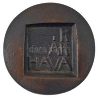 Ligeti Erika (1934-2004) DN "Rák hava" bronz emlékérem (40mm) T:AU