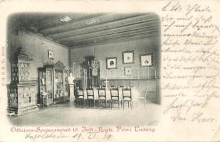 1898 Ingolstadt Military officers dining room