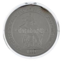 Kósa István (1953-) 1999. "50 éves az OTP Bank Rt." Ag emlékérem tanúsítvánnyal, sérült dí...